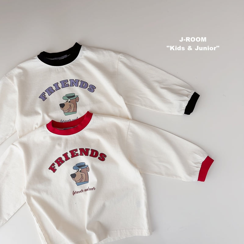 Little Foxx – Friends Bear Color Block Tee