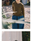 Little Foxx – Knit Henley Neck Tee