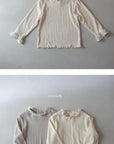Little Foxx – Soft Ribbed Lace Tee