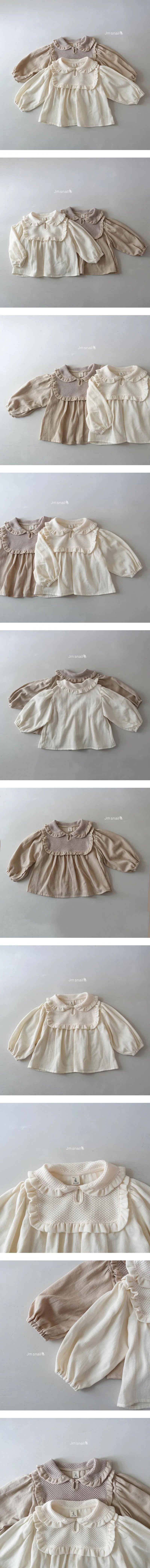 Little Foxx – Rosé Color Block Collar Blouse