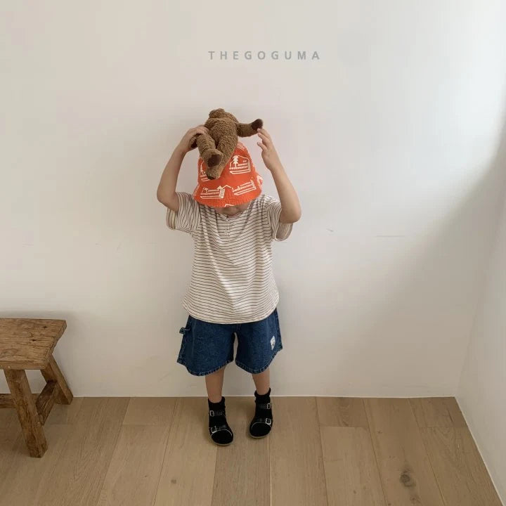 Miu Stripe Button Tee5_byLittleFox_jetztvorbestellen