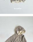 Little Foxx – Striped Zip-Up Hoodie