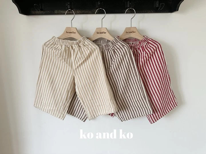 Little Foxx – Stripe Wide Pants