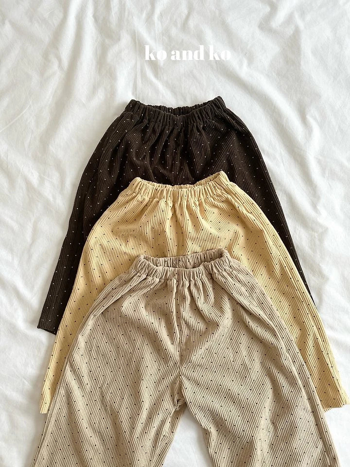 Little Foxx – Corduroy Round Pants