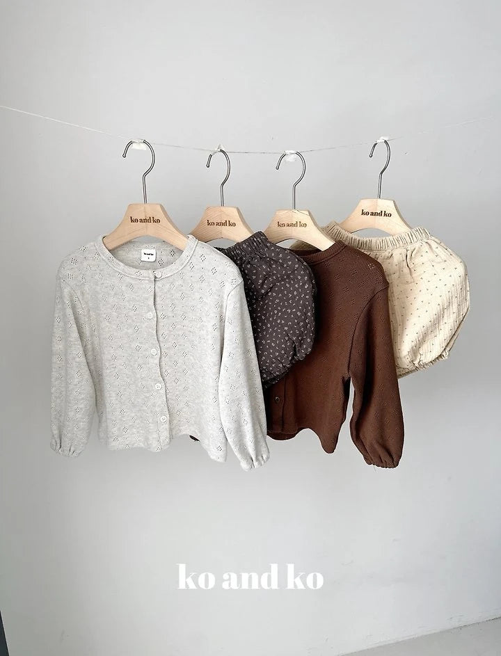 Little Foxx – Eyelet Cardigan