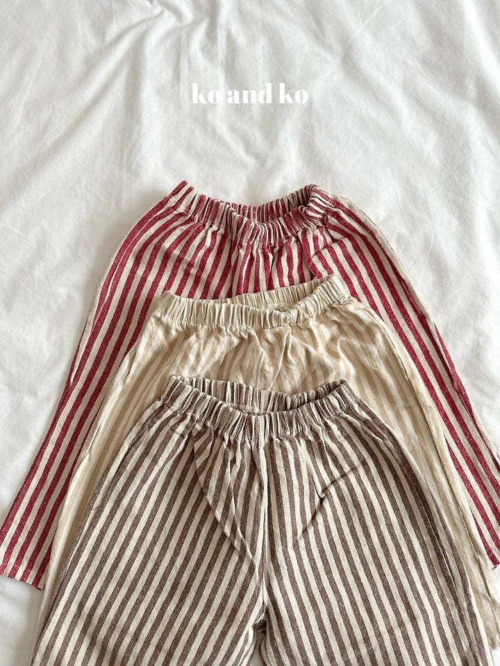 Little Foxx – Stripe Wide Pants