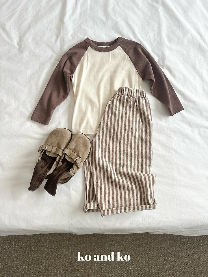 Little Foxx – Stripe Wide Pants