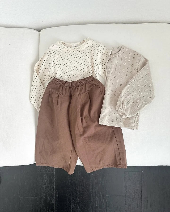 Little Foxx – Pintuck Wide Pants