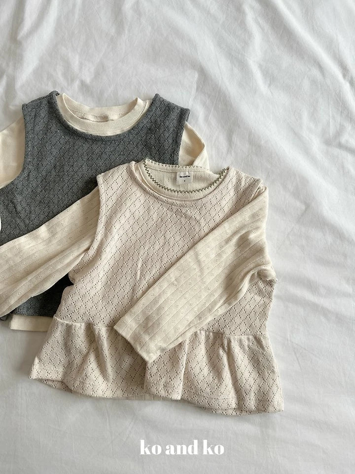 Little Foxx – Knit Shirring Top