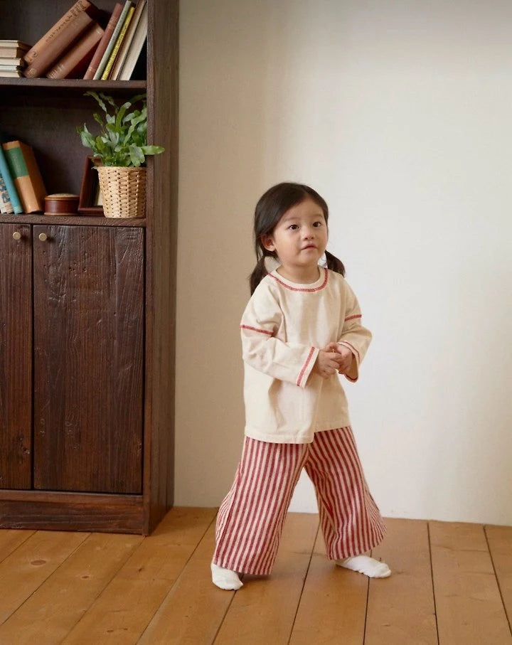 Little Foxx – Stripe Wide Pants