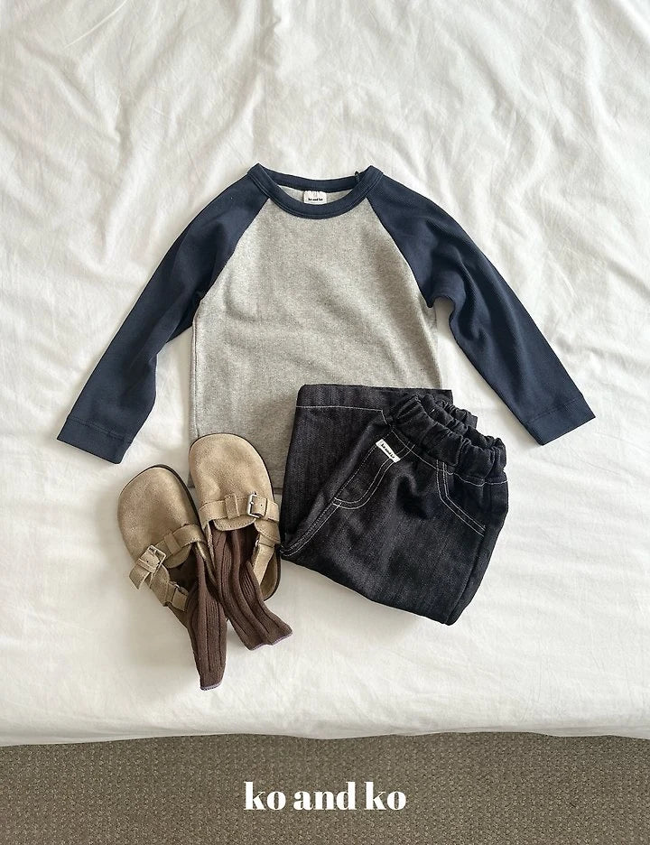 Little Foxx – Rib Raglan Tee