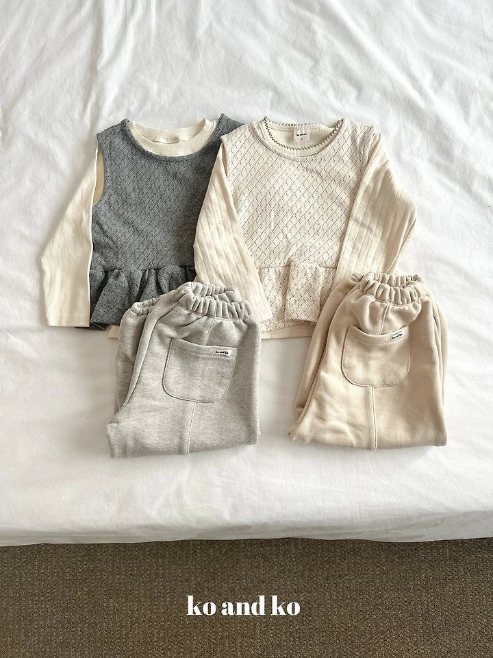 Little Foxx – Knit Shirring Top