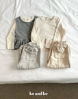 Little Foxx – Knit Shirring Top