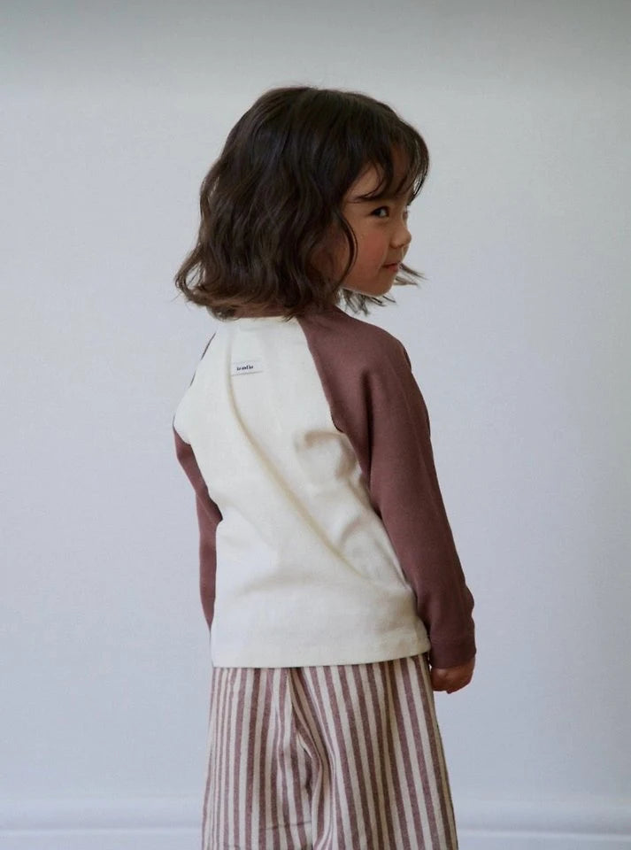 Little Foxx – Rib Raglan Tee