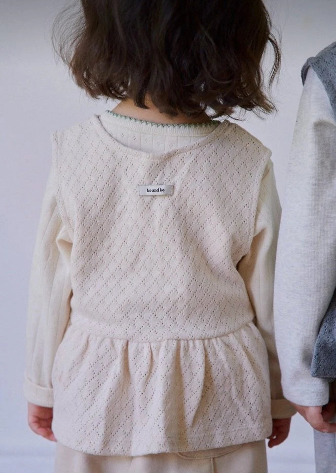 Little Foxx – Knit Shirring Top