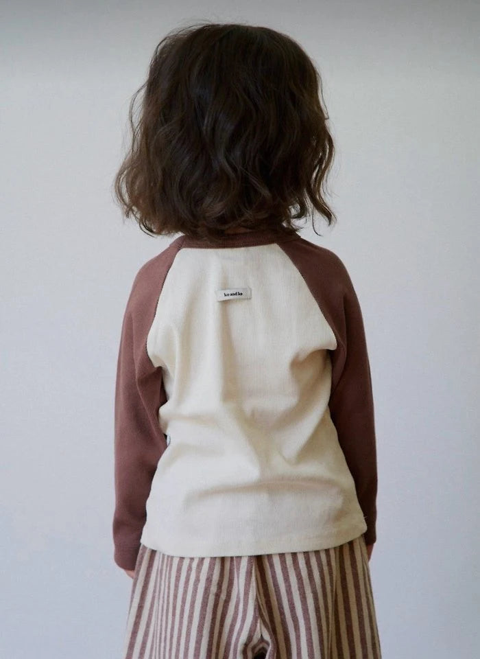 Little Foxx – Rib Raglan Tee