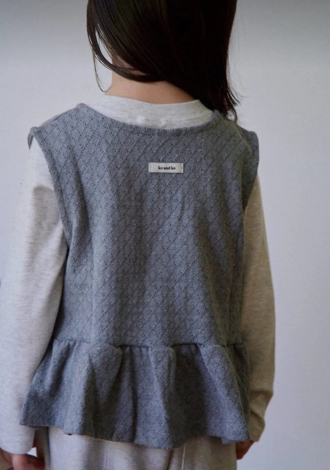 Little Foxx – Knit Shirring Top