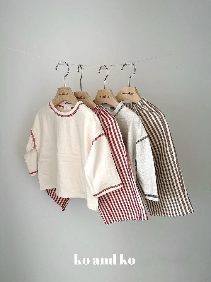 Little Foxx – Stripe Wide Pants