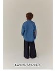 Little Foxx – Paisley Washed Denim Jacket