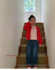 Little Foxx – Heart Roll Up Denim Pants (+ Mom)