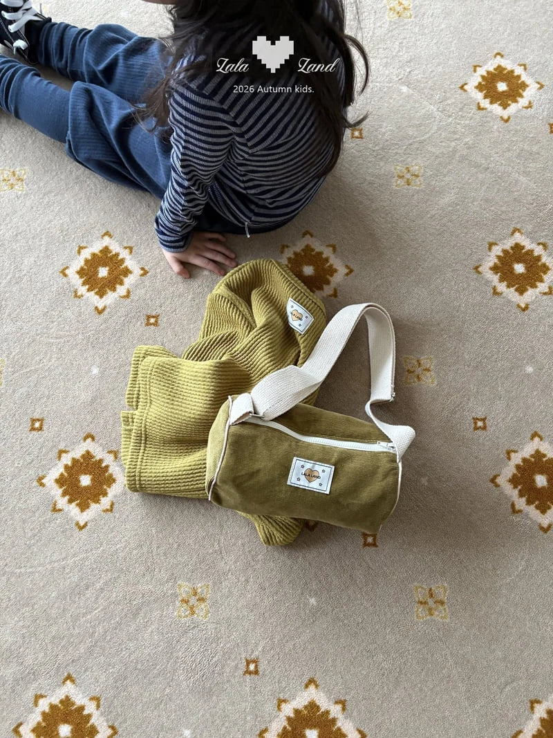 Little Foxx – Round Corduroy Cross Bag