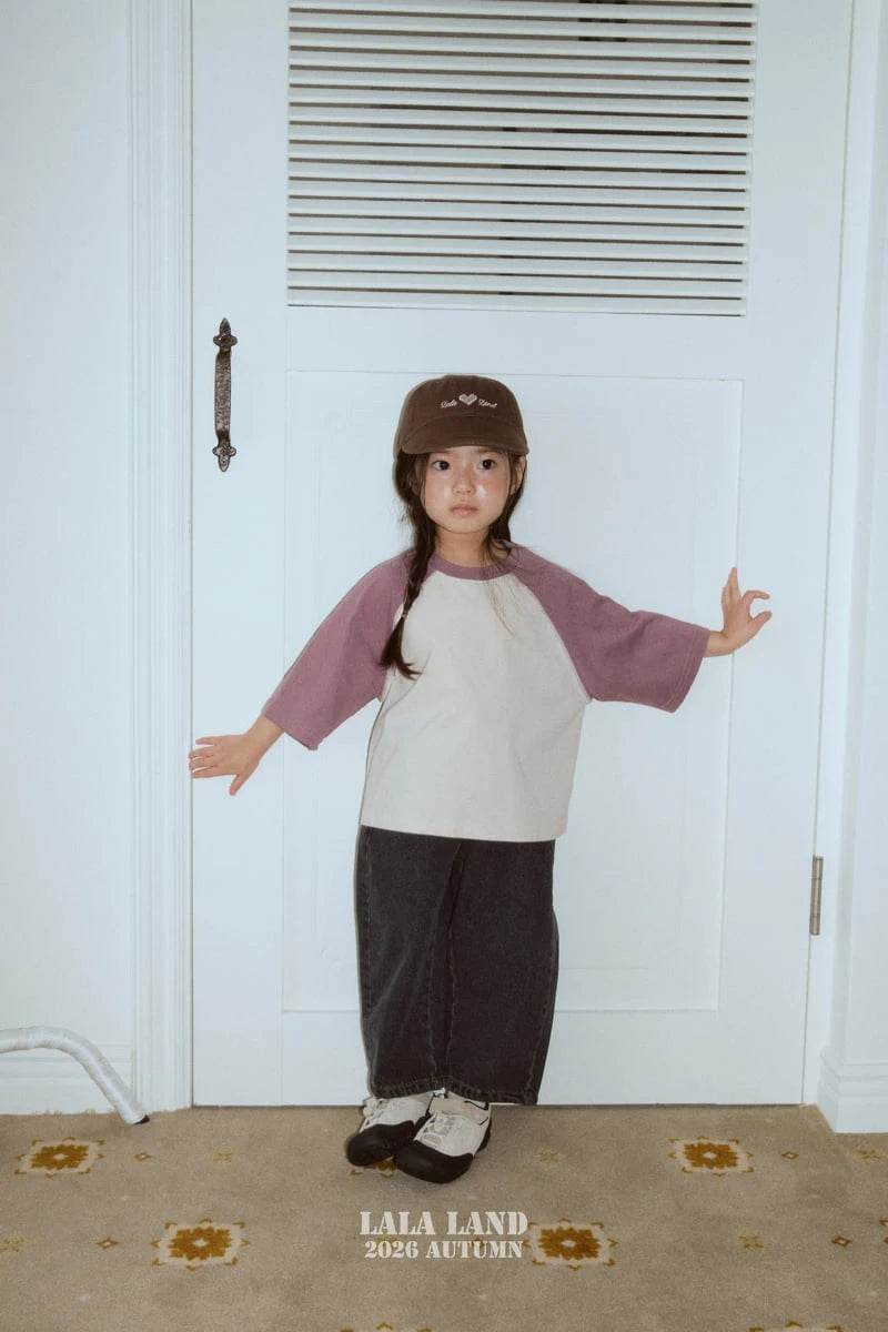 Little Foxx – Latte Raglan Tee