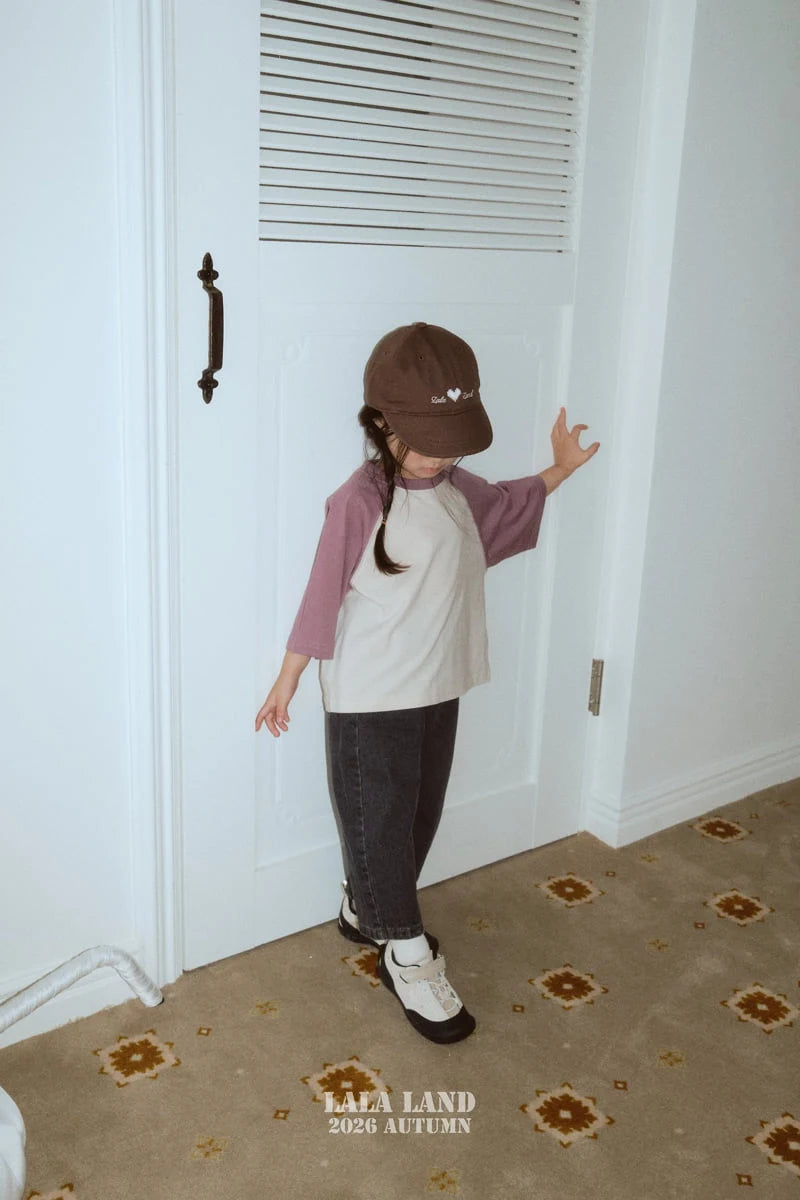 Little Foxx – Latte Raglan Tee