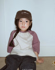 Little Foxx – Latte Raglan Tee