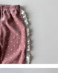 Little Foxx – Heart Lace Jogger Pants