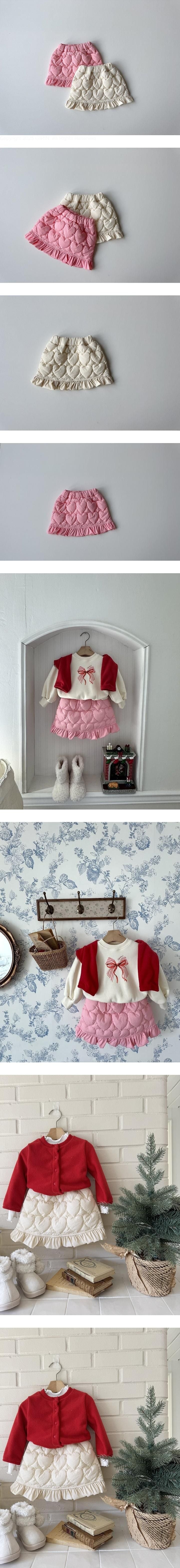 Little Foxx – Heart Quilted Skirt