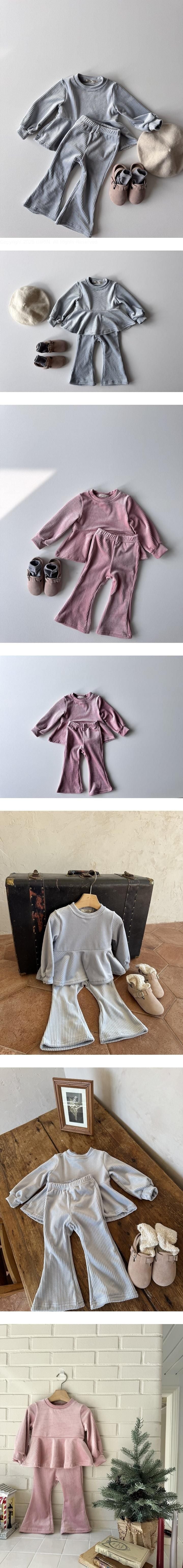 Little Foxx – Mink Velour Bootcut Top &amp; Bottom Set