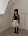 Little Foxx – Pompom Sleeveless Cardigan Set