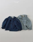 Little Foxx – Round Collar Denim Jacket