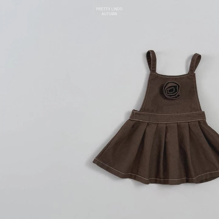 Little Foxx – Twill Dungaree Dress