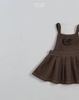 Little Foxx – Twill Dungaree Dress