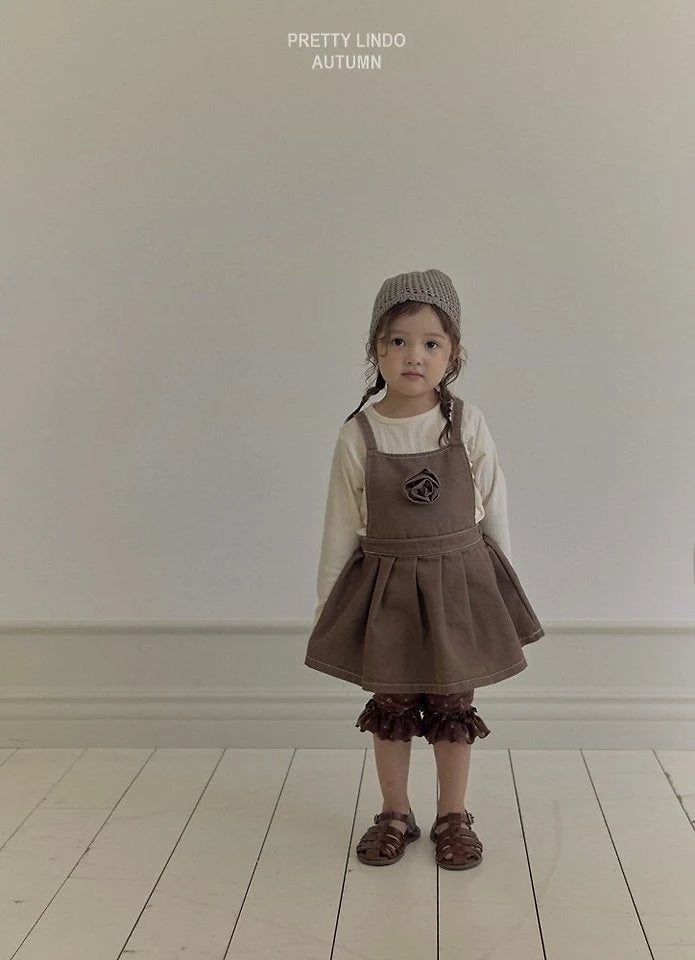 Little Foxx – Twill Dungaree Dress