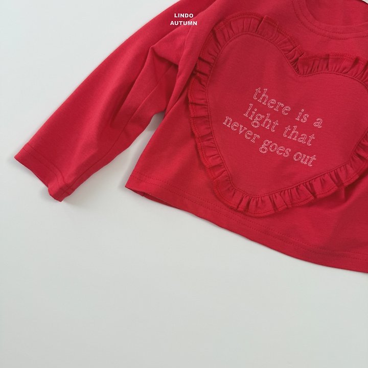 Little Foxx – Hearts Frill Tee