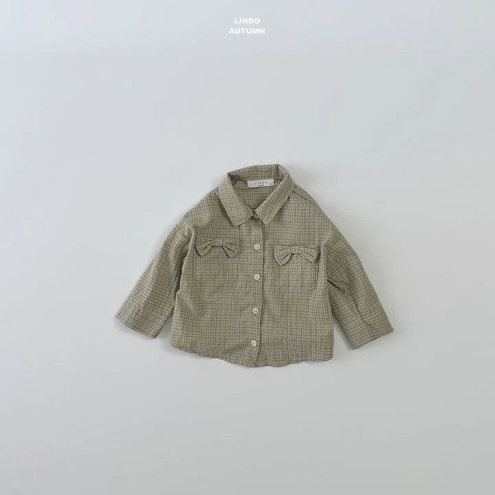 Little Foxx – Ribbon Check Placket Shirt