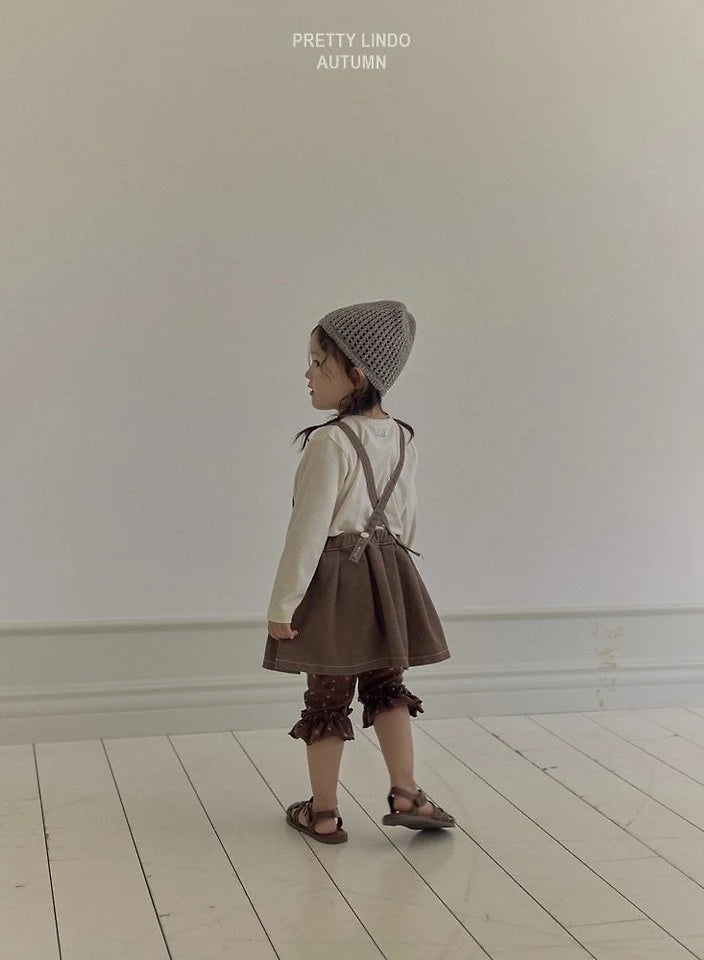 Little Foxx – Twill Dungaree Dress