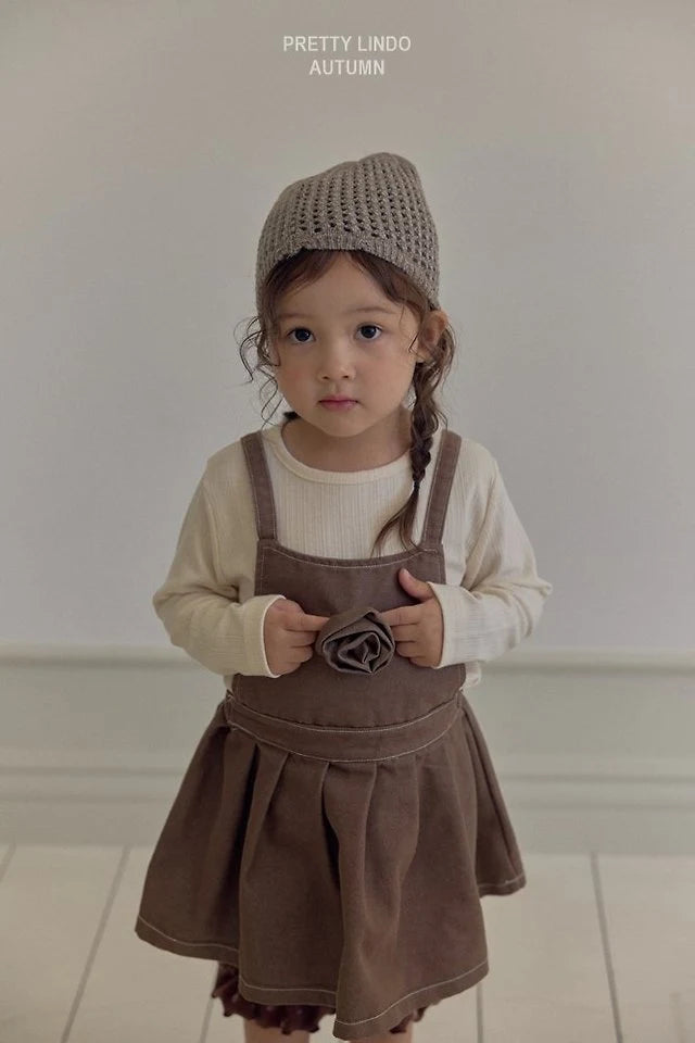 Little Foxx – Twill Dungaree Dress