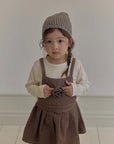 Little Foxx – Twill Dungaree Dress