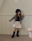 Little Foxx – Pompom Sleeveless Cardigan Set