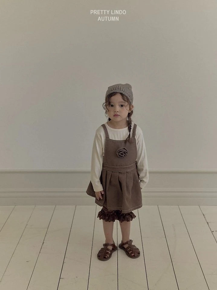 Little Foxx – Twill Dungaree Dress