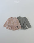 Little Foxx – Striped Ruched Tee