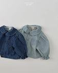 Little Foxx – Round Collar Denim Jacket
