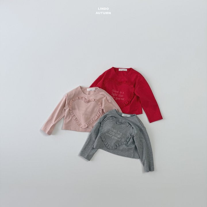 Little Foxx – Hearts Frill Tee