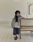 Little Foxx – Round Collar Denim Jacket