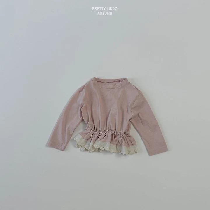 Little Foxx – Single Lace Ruffle Tee
