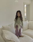 Little Foxx – Ribbed Tie Cardigan Shawl