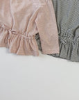 Little Foxx – Striped Ruched Tee
